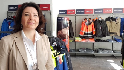 work & wear mit Inhaberin Nicole Wack Fachgeschäft für Arbeitskleidung mit Inhaberin Nicole Wack